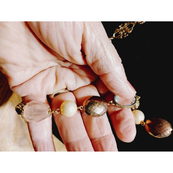 Unbranded Vintage beaded necklace 26"    J-3 - Picture 4 of 11